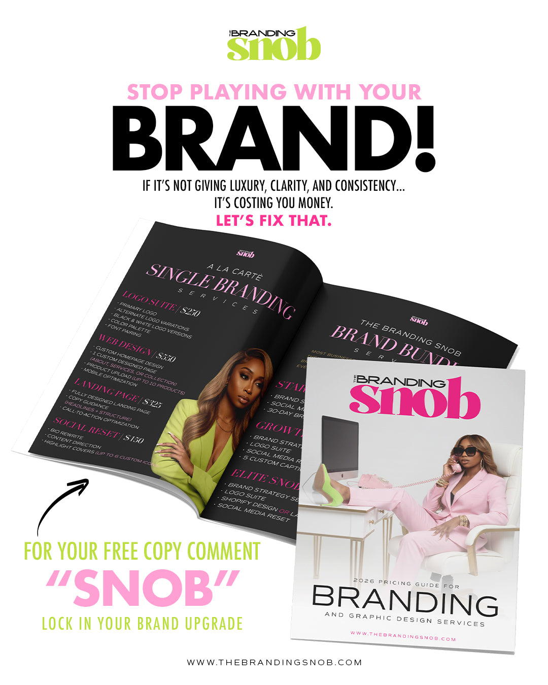 Branding Snob Pricing Guide